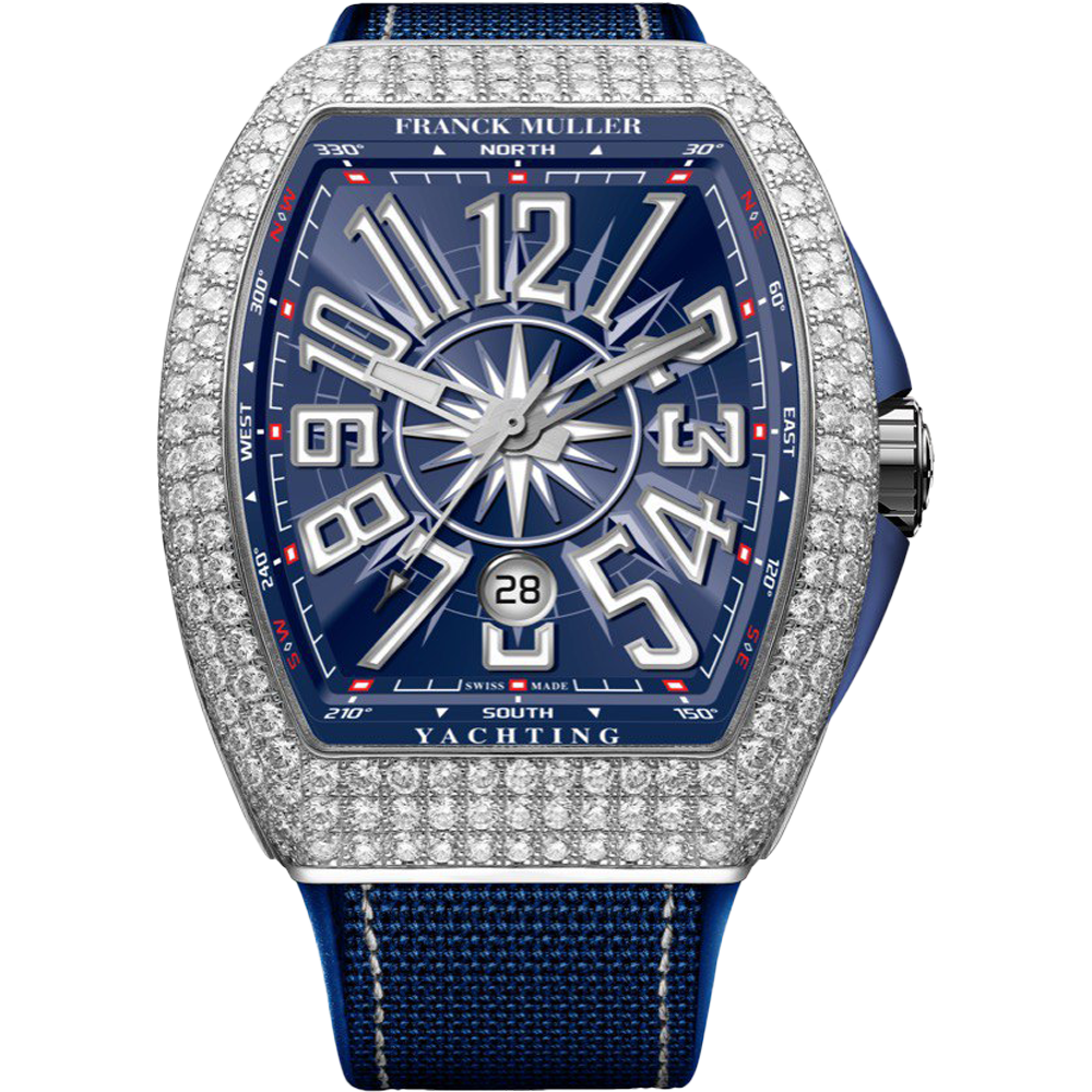 super clone FRANCK MULLER watch VANGUARD V45 YACHTING V 45 SC DT YACHT D (BL) SNY